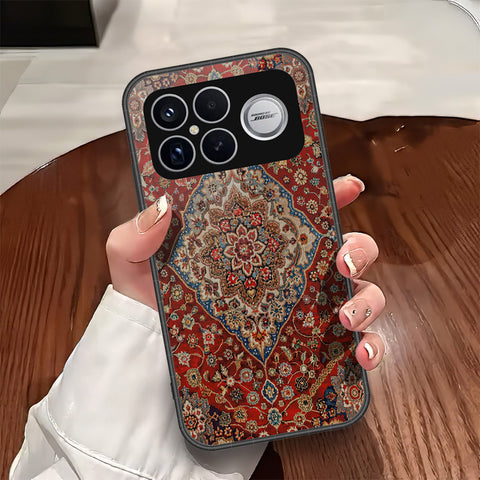 Xiaomi Redmi K90 Pro Max Cover - ONation Persian Rugs Series - HQ Ultra Shine Premium Infinity Glass Soft Silicon Borders Case