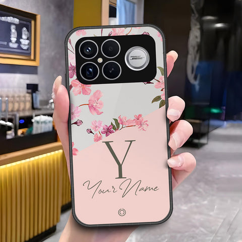 Xiaomi Redmi K90 Pro Max Cover - ONation Your Name Series - HQ Ultra Shine Premium Infinity Glass Soft Silicon Borders Case