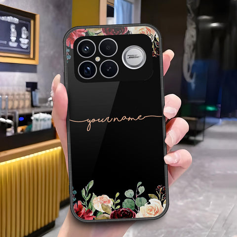 Xiaomi Redmi K90 Pro Max Cover - ONation Your Name Series - HQ Ultra Shine Premium Infinity Glass Soft Silicon Borders Case