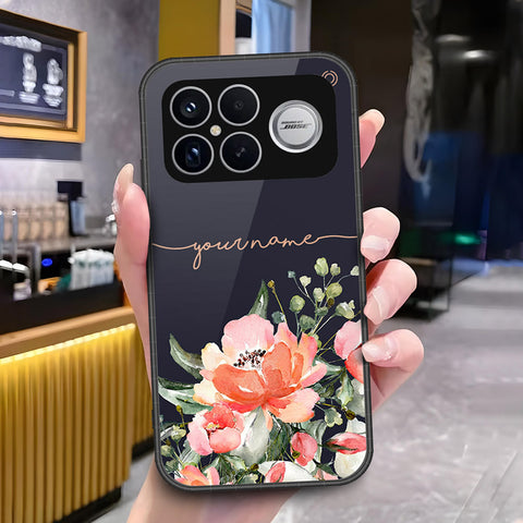 Xiaomi Redmi K90 Pro Max Cover - ONation Your Name Series - HQ Ultra Shine Premium Infinity Glass Soft Silicon Borders Case
