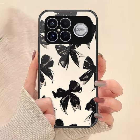 Xiaomi Redmi K90 Pro Max Cover - Onation Bow Series - HQ Ultra Shine Premium Infinity Glass Soft Silicon Borders Case