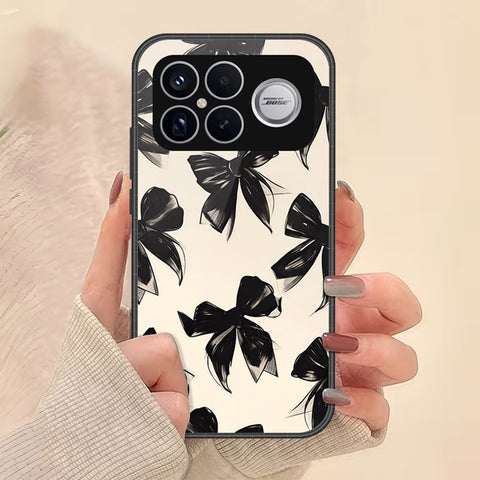 Xiaomi Poco F8 Ultra Cover - Onation Bow Series - HQ Ultra Shine Premium Infinity Glass Soft Silicon Borders Case