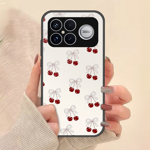 Xiaomi Poco F8 Ultra Cover - Onation Bow Series - HQ Ultra Shine Premium Infinity Glass Soft Silicon Borders Case