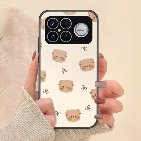 Xiaomi Poco F8 Ultra Cover - Onation Bow Series - HQ Ultra Shine Premium Infinity Glass Soft Silicon Borders Case