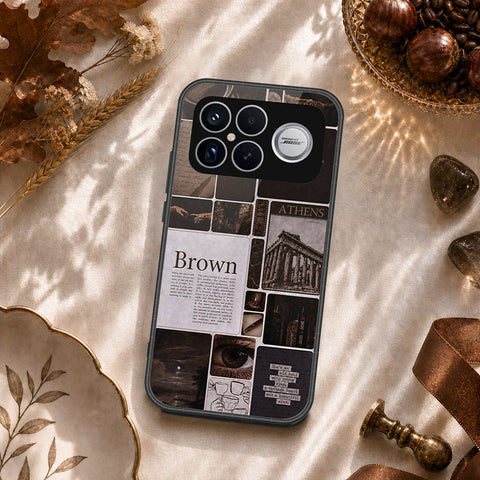 Xiaomi Redmi K90 Pro Max Cover - ONation Aesthetic Collage Series - HQ Ultra Shine Premium Infinity Glass Soft Silicon Borders Case