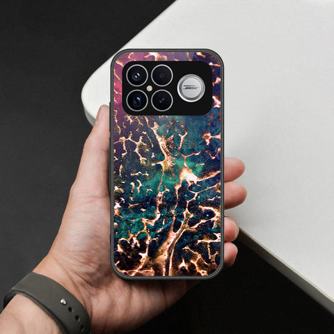 Xiaomi Redmi K90 Pro Max Cover - Colorful Marble Series - HQ Ultra Shine Premium Infinity Glass Soft Silicon Borders Case