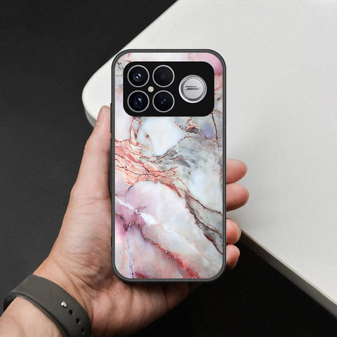 Xiaomi Redmi K90 Pro Max Cover - Colorful Marble Series - HQ Ultra Shine Premium Infinity Glass Soft Silicon Borders Case