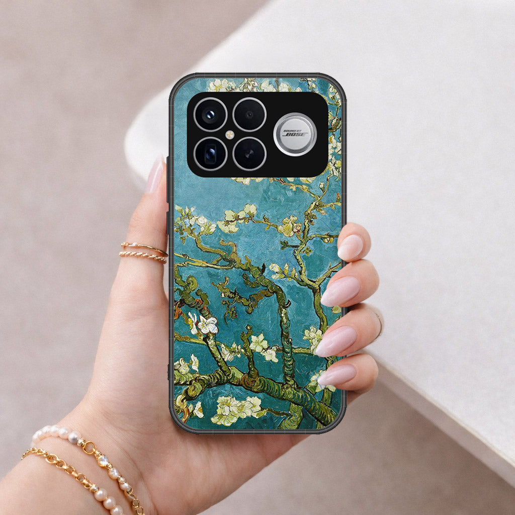 Xiaomi Poco F8 Ultra Cover - Floral Series 2 - HQ Ultra Shine Premium Infinity Glass Soft Silicon Borders Case