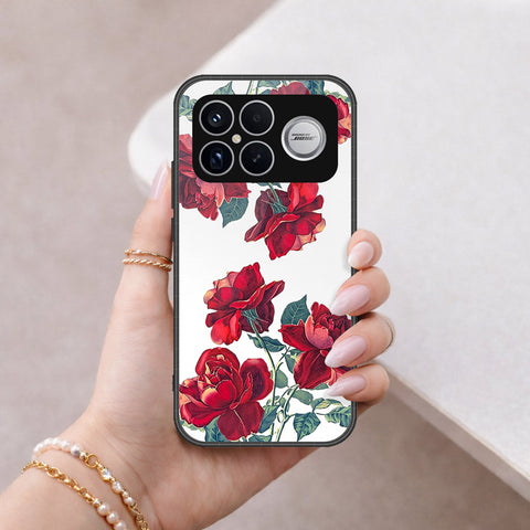 Xiaomi Poco F8 Ultra Cover - Floral Series 2 - HQ Ultra Shine Premium Infinity Glass Soft Silicon Borders Case
