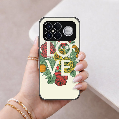 Xiaomi Poco F8 Ultra Cover - Floral Series 2 - HQ Ultra Shine Premium Infinity Glass Soft Silicon Borders Case