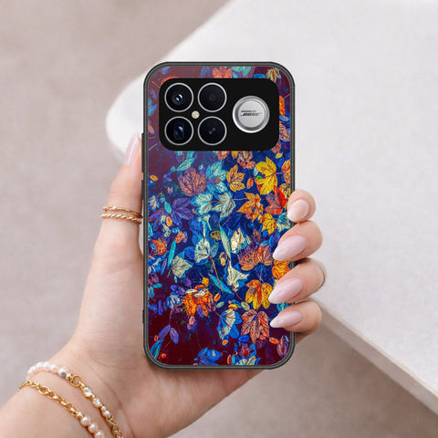 Xiaomi Poco F8 Ultra Cover - Floral Series 2 - HQ Ultra Shine Premium Infinity Glass Soft Silicon Borders Case