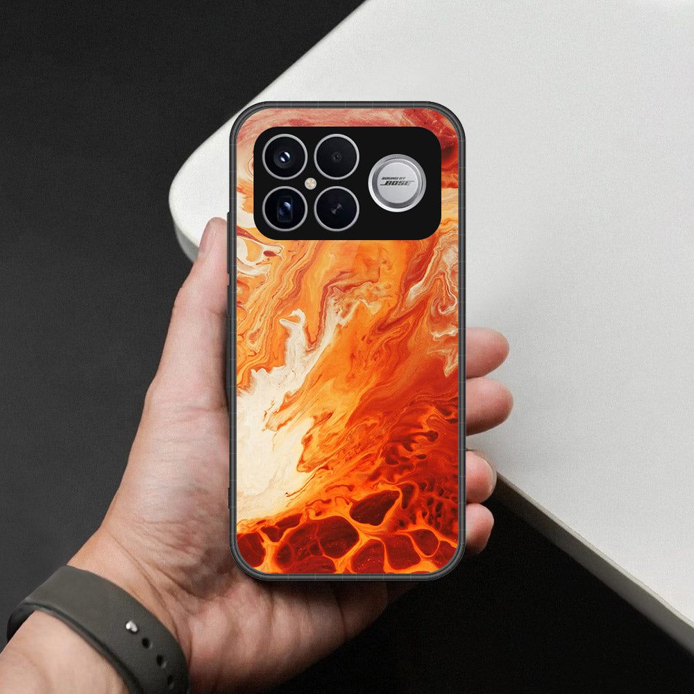 Xiaomi Poco F8 Ultra Cover - Mystic Marble Series - HQ Ultra Shine Premium Infinity Glass Soft Silicon Borders Case