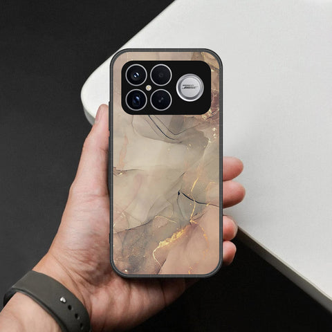 Xiaomi Poco F8 Ultra Cover - Mystic Marble Series - HQ Ultra Shine Premium Infinity Glass Soft Silicon Borders Case