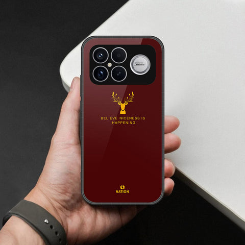 Xiaomi Redmi K90 Pro Max Cover - Nice Series - HQ Ultra Shine Premium Infinity Glass Soft Silicon Borders Case