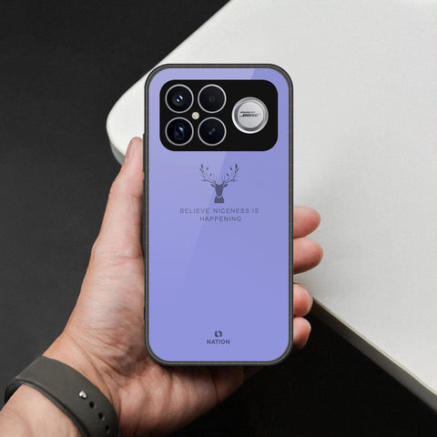 Xiaomi Redmi K90 Pro Max Cover - Nice Series - HQ Ultra Shine Premium Infinity Glass Soft Silicon Borders Case