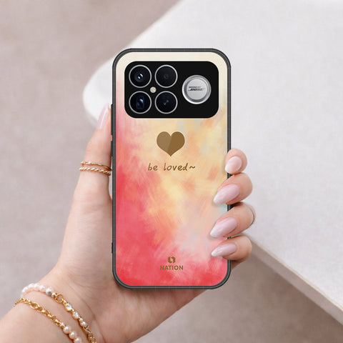 Xiaomi Redmi K90 Pro Max Cover - Onation Heart Series - HQ Ultra Shine Premium Infinity Glass Soft Silicon Borders Case
