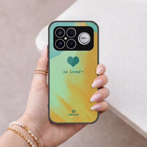 Xiaomi Redmi K90 Pro Max Cover - Onation Heart Series - HQ Ultra Shine Premium Infinity Glass Soft Silicon Borders Case