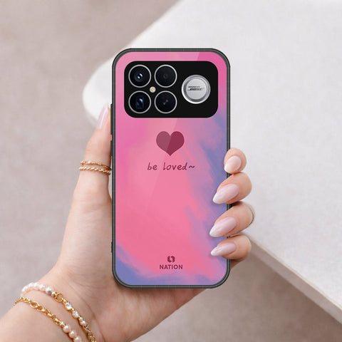 Xiaomi Redmi K90 Pro Max Cover - Onation Heart Series - HQ Ultra Shine Premium Infinity Glass Soft Silicon Borders Case