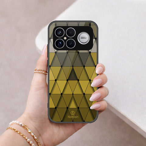 Xiaomi Redmi K90 Pro Max Cover - Onation Pyramid Series - HQ Ultra Shine Premium Infinity Glass Soft Silicon Borders Case