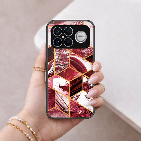 Xiaomi Redmi K90 Pro Max Cover - O'Nation Shades of Marble Series - HQ Ultra Shine Premium Infinity Glass Soft Silicon Borders Case