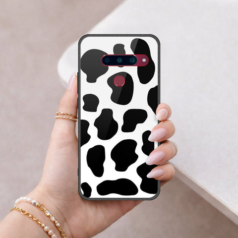LG V40 Thinq Cover - Vanilla Dream Series - HQ Ultra Shine Premium Infinity Glass Soft Silicon Borders Case
