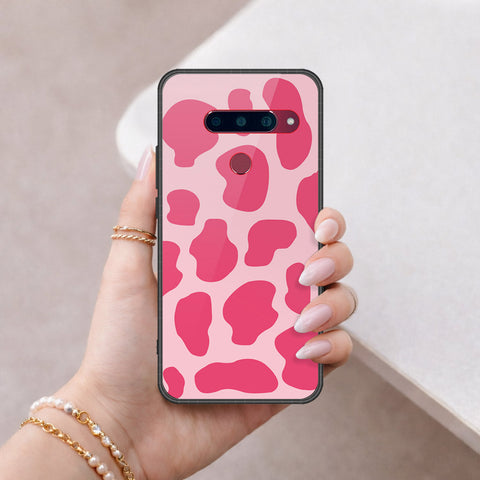 LG V40 Thinq Cover - Vanilla Dream Series - HQ Ultra Shine Premium Infinity Glass Soft Silicon Borders Case