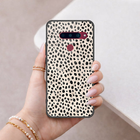 LG V40 Thinq Cover - Vanilla Dream Series - HQ Ultra Shine Premium Infinity Glass Soft Silicon Borders Case