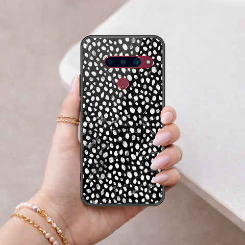 LG V40 Thinq Cover - Vanilla Dream Series - HQ Ultra Shine Premium Infinity Glass Soft Silicon Borders Case