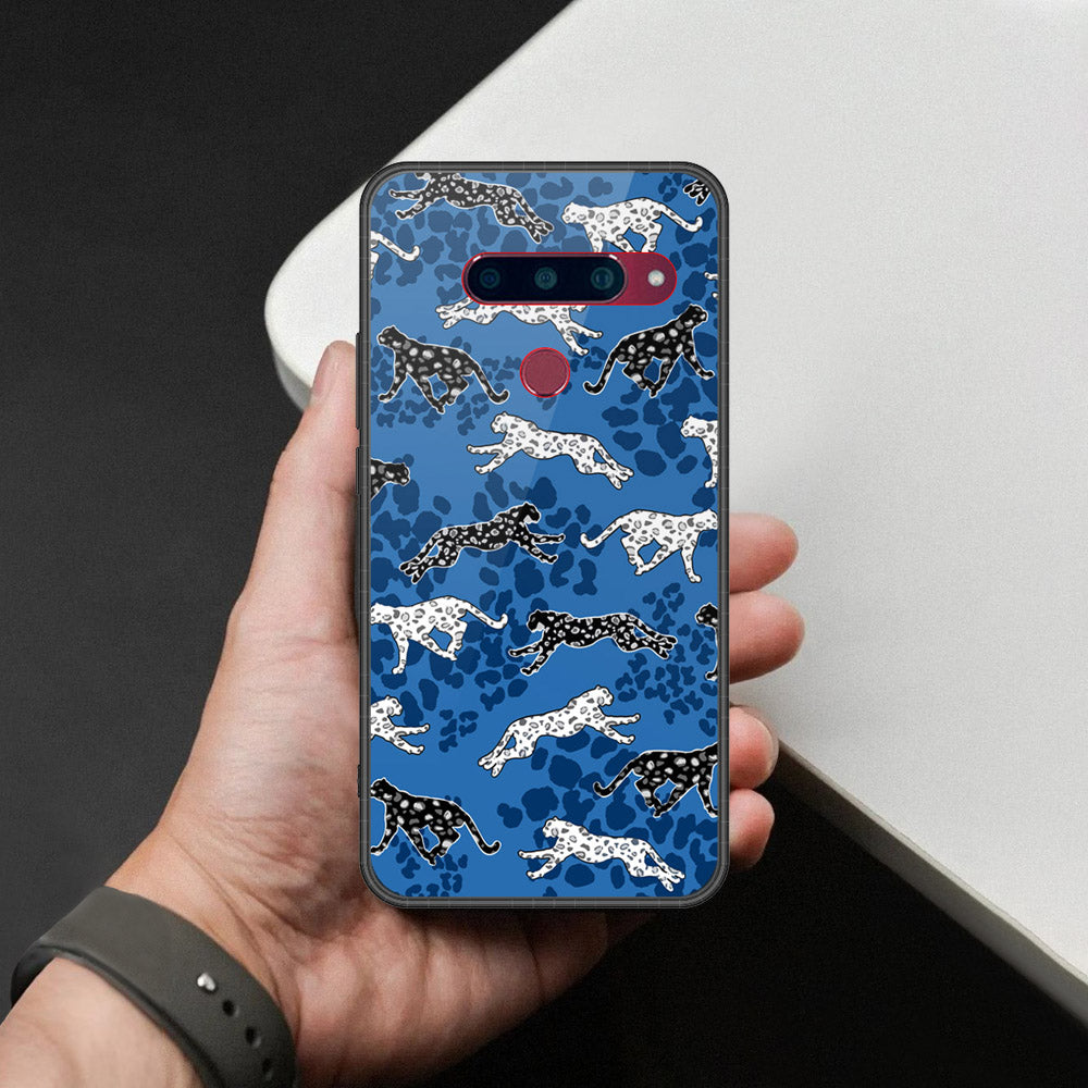 LG V40 Thinq Cover - Hustle Series - HQ Ultra Shine Premium Infinity Glass Soft Silicon Borders Case