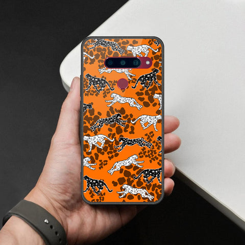 LG V40 Thinq Cover - Hustle Series - HQ Ultra Shine Premium Infinity Glass Soft Silicon Borders Case