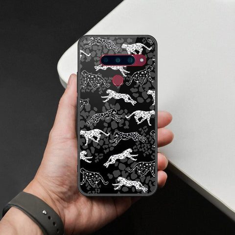 LG V40 Thinq Cover - Hustle Series - HQ Ultra Shine Premium Infinity Glass Soft Silicon Borders Case