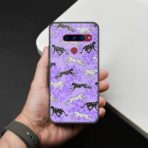 LG V40 Thinq Cover - Hustle Series - HQ Ultra Shine Premium Infinity Glass Soft Silicon Borders Case