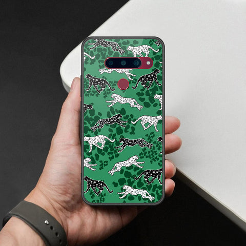 LG V40 Thinq Cover - Hustle Series - HQ Ultra Shine Premium Infinity Glass Soft Silicon Borders Case