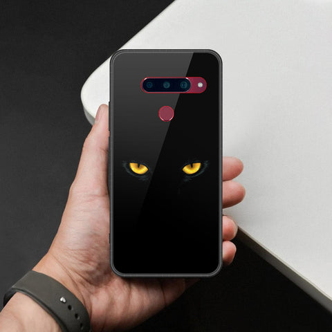 LG V40 Thinq Cover - Brave Series - HQ Ultra Shine Premium Infinity Glass Soft Silicon Borders Case