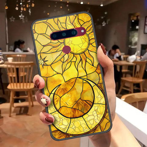 LG V40 Thinq Cover - Celestial Starry Universe Series - HQ Ultra Shine Premium Infinity Glass Soft Silicon Borders Case