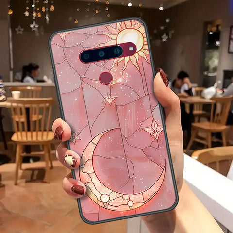 LG V40 Thinq Cover - Celestial Starry Universe Series - HQ Ultra Shine Premium Infinity Glass Soft Silicon Borders Case
