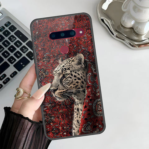 LG V40 Thinq Cover - ONation Persian Rugs Series 3 - HQ Ultra Shine Premium Infinity Glass Soft Silicon Borders Case