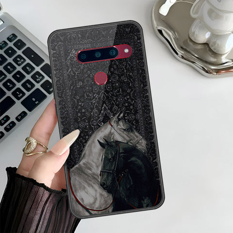 LG V40 Thinq Cover - ONation Persian Rugs Series 3 - HQ Ultra Shine Premium Infinity Glass Soft Silicon Borders Case