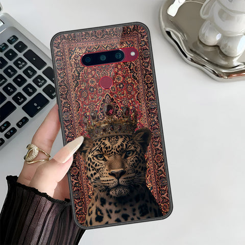 LG V40 Thinq Cover - ONation Persian Rugs Series 3 - HQ Ultra Shine Premium Infinity Glass Soft Silicon Borders Case