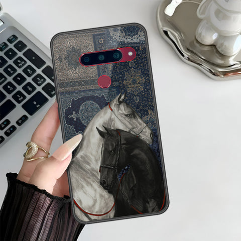 LG V40 Thinq Cover - ONation Persian Rugs Series 3 - HQ Ultra Shine Premium Infinity Glass Soft Silicon Borders Case
