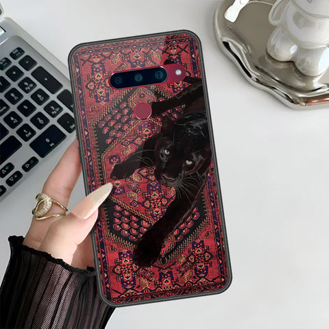 LG V40 Thinq Cover - ONation Persian Rugs Series 3 - HQ Ultra Shine Premium Infinity Glass Soft Silicon Borders Case