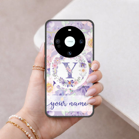 Huawei Mate 60 Cover - Personalized Alphabet Series - HQ Premium Shine Durable Shatterproof Case