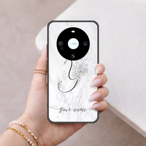Huawei Mate 60 Cover - Personalized Alphabet Series - HQ Premium Shine Durable Shatterproof Case