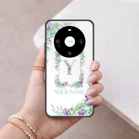Huawei Mate 60 Cover - Personalized Alphabet Series - HQ Premium Shine Durable Shatterproof Case
