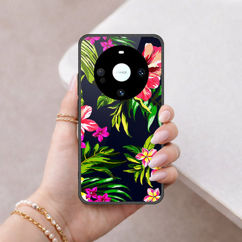 Huawei Mate 60 Cover - Floral Series - HQ Premium Shine Durable Shatterproof Case