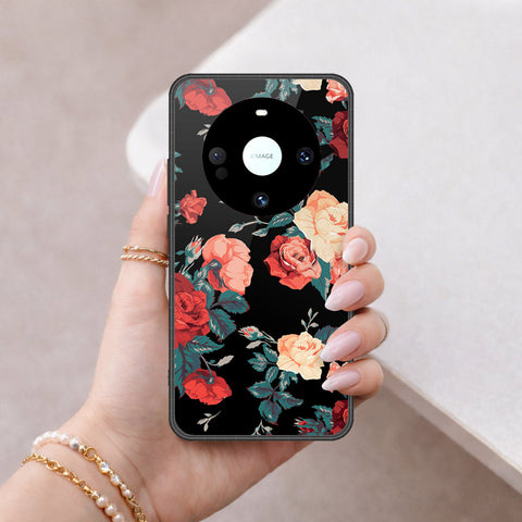 Huawei Mate 60 Cover - Floral Series 2 - HQ Premium Shine Durable Shatterproof Case