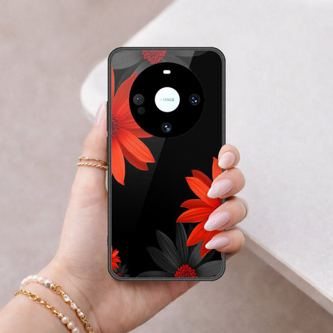 Huawei Mate 60 Cover - Floral Series 2 - HQ Premium Shine Durable Shatterproof Case