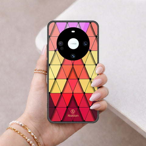 Huawei Mate 60 Cover - Onation Pyramid Series - HQ Premium Shine Durable Shatterproof Case