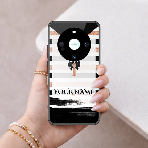 Huawei Mate 60 Pro Plus Cover - Personalized Alphabet Series - HQ Premium Shine Durable Shatterproof Case