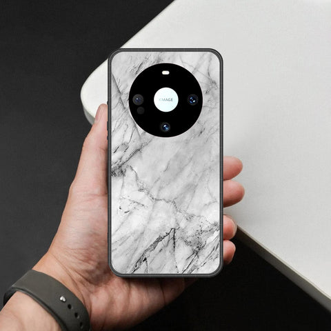 Huawei Mate 60 Pro Plus Cover - White Marble Series - HQ Premium Shine Durable Shatterproof Case
